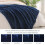 Κουβέρτα Fleece διπλού μεγέθους για κρεβάτι, 60x80 ίντσες κομψή βελούδινη μαλακή 5