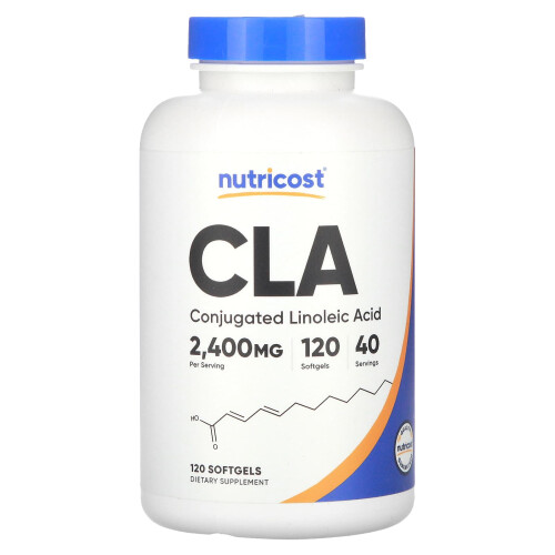 Nutricost, CLA, 2,400 mg, 120 Capsule de ulei