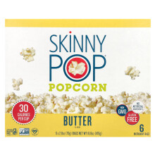 SkinnyPop, Popcorn, Burro, 6 Scatole, 2.8 oz (79 g) Ogni
