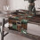 Linen Table Runner 13 x 90 in Rustic Cabin Design 2