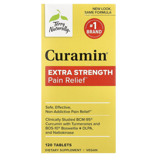 Terry Naturally, Curamin, Απελευθερωτική από την Αلمه, Extra Strength , 120 Tablets