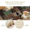 Linen Table Runner 13 x 90 in Rustic Cabin Design 4