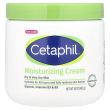 Cetaphil, Crema de Hidratare, Piele Uscată până la Foarte Uscată, 16 oz (453 g)