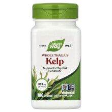 Nature's Way, Kelp, Ganzes Thallus, 600 mg, 100 vegane Kapseln