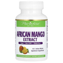 Paradise Herbs, African Mango Extract , 60 Vegetarische Capsules