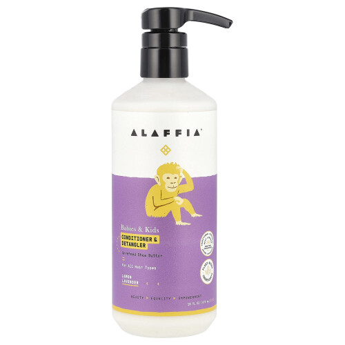 Alaffia, Κοντισιόν και Απελευθερωτική για Βρέφη & Παιδιά, Λεμόνι Λεβάντα, 16 fl oz (473 ml)