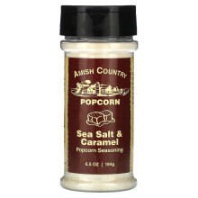 Amish Country Popcorn, Popcorn Afsmering, Zeezout & Karamel, 6,5 oz (184 g)