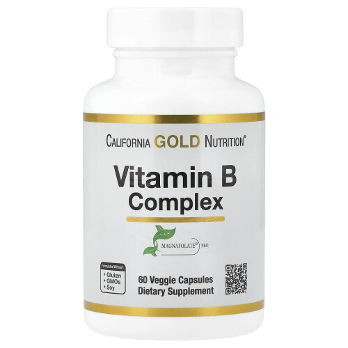Complejo de Vitamina B, 60 Cápsulas Vegetales