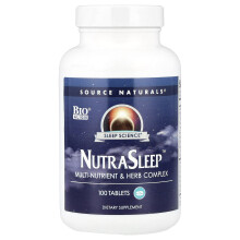 Source Naturals, Sleep Science, NutraSleep, 100 Tabletter