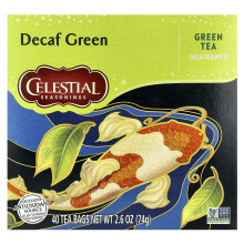 Celestial Seasonings, Vihreä Tee, Kahvinvapa, 40 Tee Pussia, 2,6 oz (74 g)