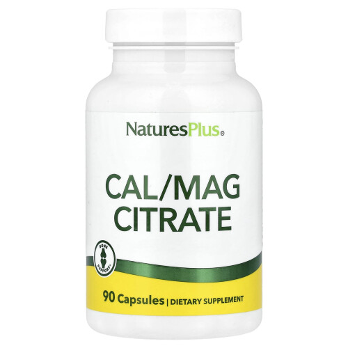 NaturesPlus, Cal/Mag Citrate, 90 Φύλλα