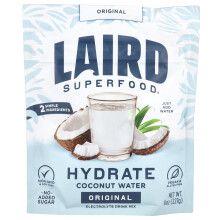 Laird Superfood, Hydratuj, Woda Kokosowa, Prawdziwa, 8 oz (227 g)