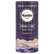 Humble Brands, Aluminiumvrije Deodorant, Rockrose & Cedar, 2,65 oz (75 g)