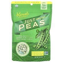 Karen's Naturals, Peas Biologici, 3 oz (84 g)