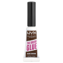 NYX Professional Makeup, The Borstel Lijm, Instant Borstel Styler, 04 Donkere Bruin, 0,17 oz (5 g)