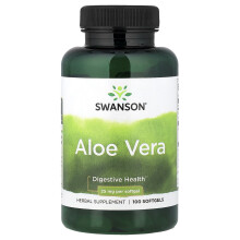 Swanson, Aloe Vera, 25 mg, 100 Weichgelatine