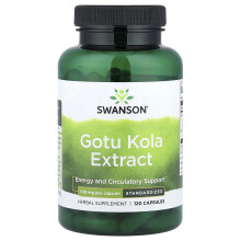 Swanson, Gotu Kola-Extrakt, 100 mg, 120 Kapseln