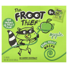 Frittelle di Frutta Real di The Froot Thief, Mele, 5 Pacchi, 0,7 oz (20 g) ciascuno
