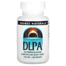 Source Naturals, DLPA, 60 tabletta