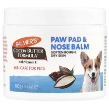 Palmer's for Pets, Kokosboterformule met Vitamine E, Allesom Relieve Balsem, Voor Droge Huid & Padden, Geen Parfum, 3.5 oz (100 g)