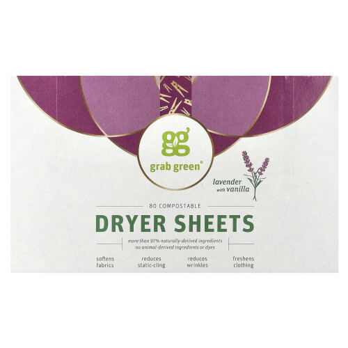 Grab Green, Βύσμα Στεγασμού, Λεβάντε με Βανίλια, 80 Βύσματα