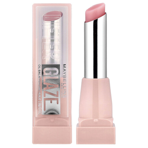Maybelline Μέιμπελιν, Λιφέρ Γλαζ Οϊλ Μπαλμ, 002 Πίγκκιν Ντρίπ, 0.1 oz (2.8 g)
