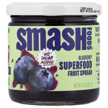 Smash Foods, Molho de Frutas de Superalimento, Mirtilo, 8 oz (227 g)