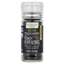 Frontier Co-op, Ei-ehdokkuus Tellicherry Musta Pippuri, 1.76 oz (50 g)