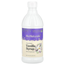 NuNaturals, Koncentrált Vanília Szirup, 16 fl oz (0.47 l)