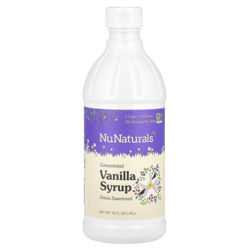 NuNaturals, Κονκεντρωμένη Συρπίδα Βανίλιας, 16 fl oz (0.47 l)