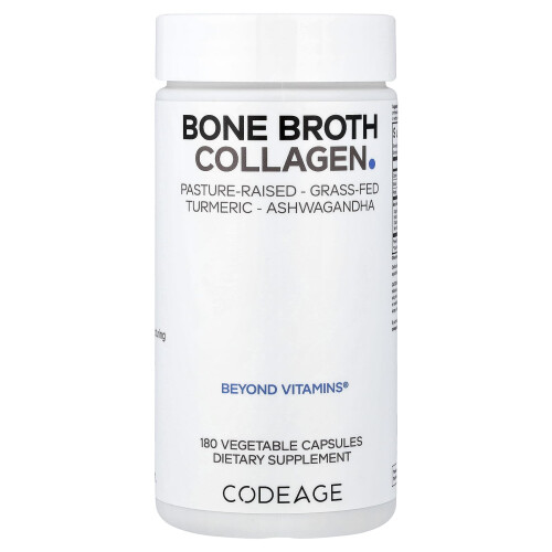 Codeage, Οστιακή Γάλα Collagen, 180 Φυτικά Φιαλίδια