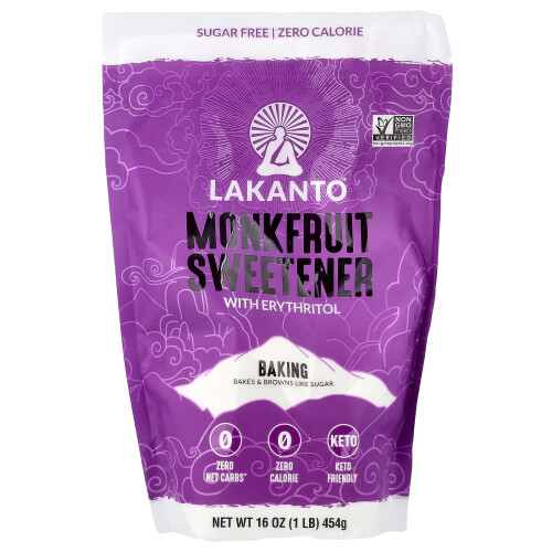 Edulcorante de Monkfruit con Eritrolito, 16 oz (454 g)
