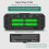 Peakeep digital alarm clock battery-powered portable with 5