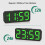 Peakeep digital alarm clock battery-powered portable with 6