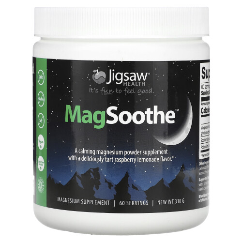 Jigsaw Health Jigsaw Health, MagSoothe, Raspberry Lemonade, 330 g