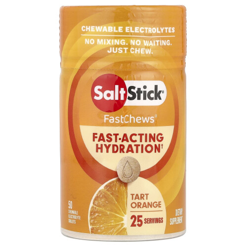 ΣαλτΣτικ, FastChews, Γαλακτοκομικά Ηλεκτρόλυτα, Ταρτ Οレンζ, 50 Γαλακτοκομικά Tablettes