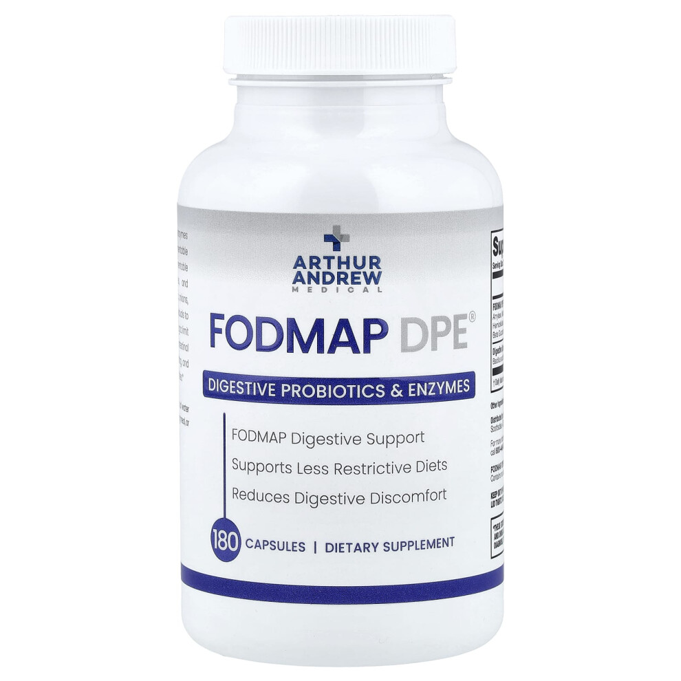 Arthur Andrew Medical , Fodmap Dpe, 180 Capsules