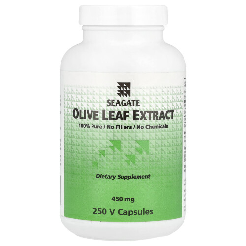 Seagate Seagate, Olive Leaf Extract, 450 mg, 250 V Capsules