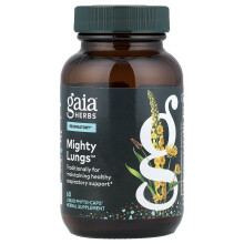 Gaia Herbs, Machtige Longen‚Ñ, 60 Veganistische Vloeibare Fytocapsules