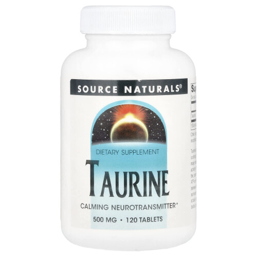 Source Naturals, Taurine, 500 mg, 120 Tablets