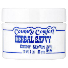 Country Comfort, Herbal Savvy, Comfrey-Aloe Vera, 1 oz (28 g)