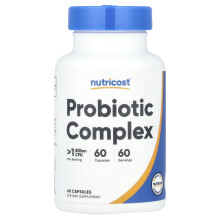 Nutricost, Complesso Probiotico, >1 Miliardo CFU, 60 Capsule
