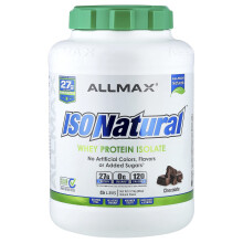 ALLMAX, IsoNatural, Whey-Protein-Isolat, Schokolade, 5 lbs, (2.27 kg)