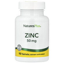 NaturesPlus, Zink, 50 mg, 90 Tabletten