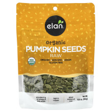 Elan, Ökologikus Tökmag, Nemes, 6.5 oz (185 g)