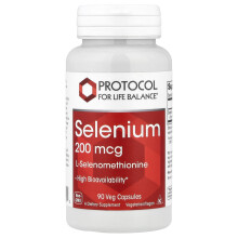 Selenio di Protocol for Life Balance, 200 mcg, 90 Capsule vegani
