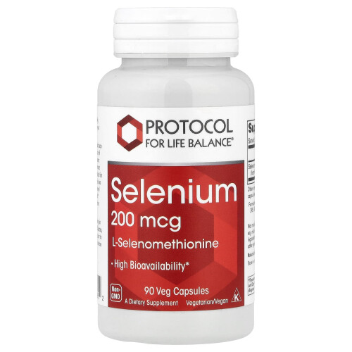 Protocol for Life Balance, Selenium, 200 mcg, 90 Capsule Veg