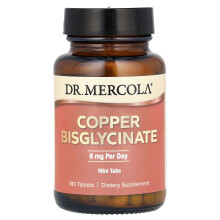 Dr. Mercola, Cu-Bisglycina, 8 mg, 180 tablet