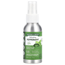 Nature's Truth, Essentiële Olie Topische Mist, Verfrissende Pepermunt, 2.4 fl oz (71 ml)