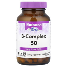 Bluebonnet Nutrition B-Komplex 50, 100 pflanzliche Kapseln